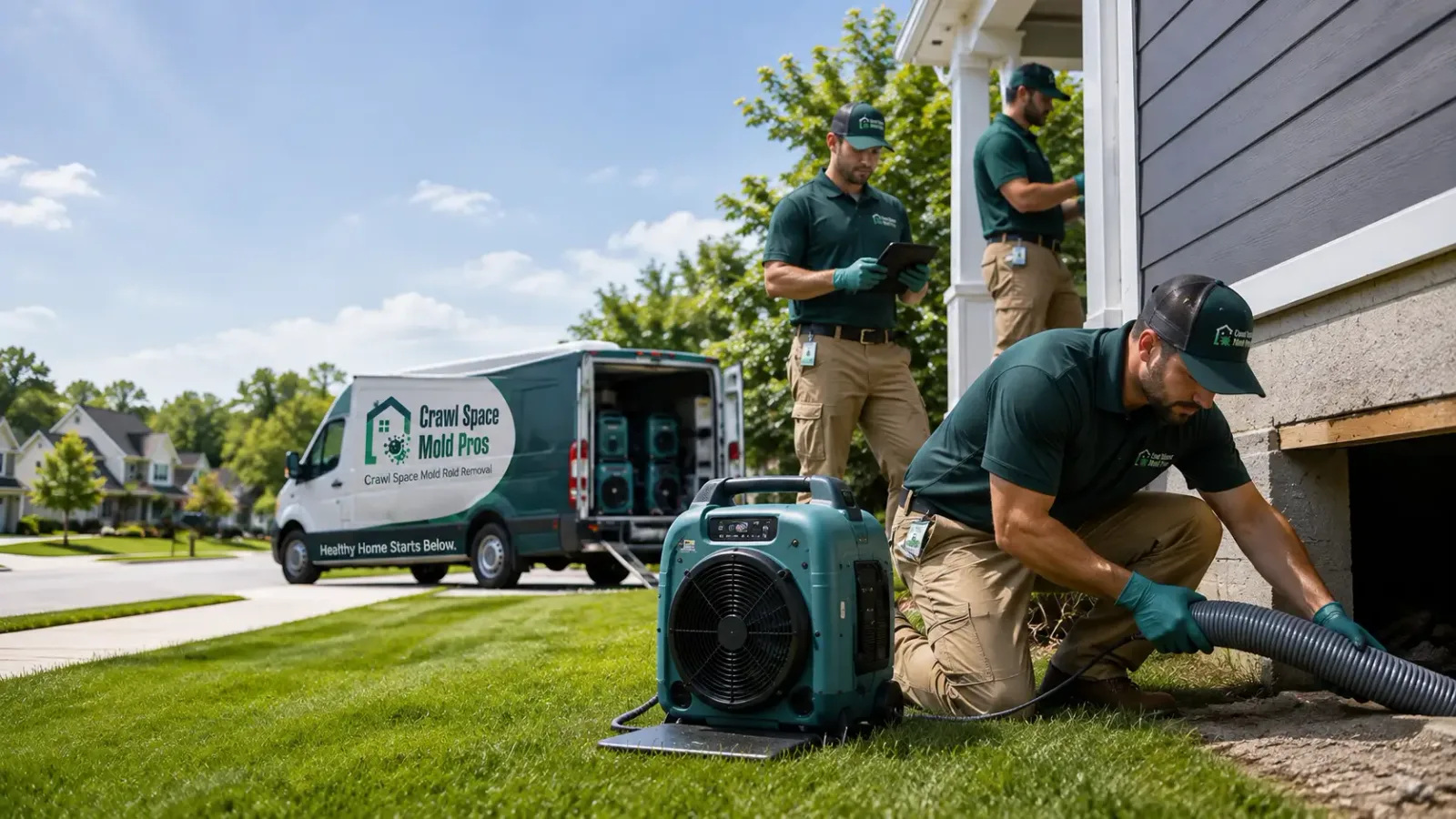 Crawl Space Mold Removal in Wood, PA